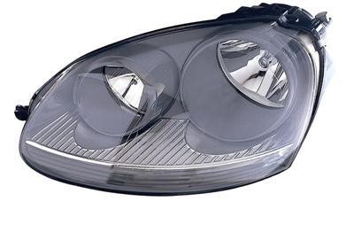 koplamp, H7+H7, elektr verstelb, chroom huis, links VW Golf V Va