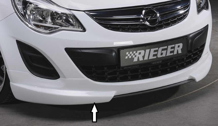 Voorspoiler Opel Corsa D Rieger