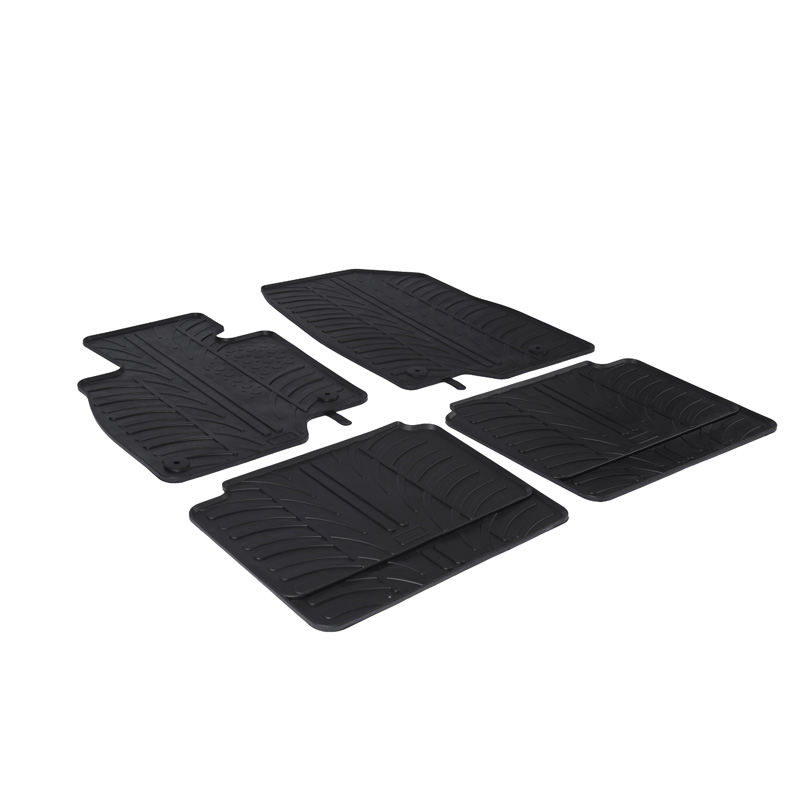 Rubbermatten  Mazda 6 2012- (T Profil 4- delig + montageclips)