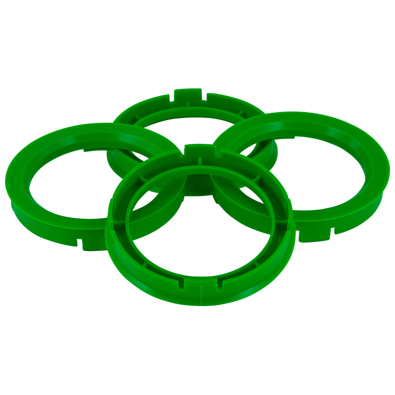 Set TPI Centreerringen - 72.5->59.1mm - Sea Foam Groen