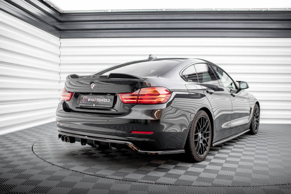 Spoiler BMW 4 Gran Coupe F36 2014 - 2017 Maxton Glans Zwart