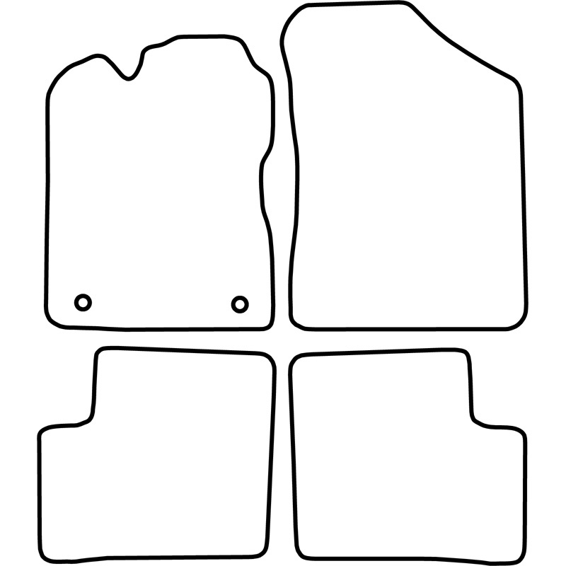 Automatten Velours  Daihatsu Cuore 2003-2007