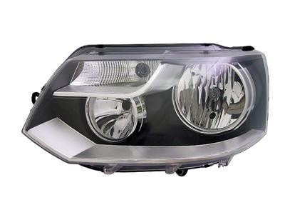 koplamp, H7+H7, elektr verstelb, incl stelmotortje, rechts VW T5