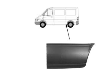 aansluitstuk, 57cm, links Mercedes Sprinter, 1995-2006