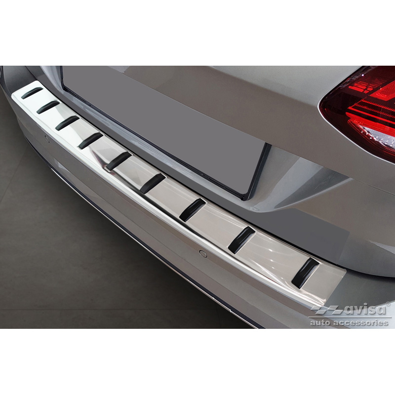 RVS Achterbumperprotector  Volkswagen Golf VII Variant Facelift 2017-2019 (incl. R-Line & Alltrack) 'STRONG EDITION'