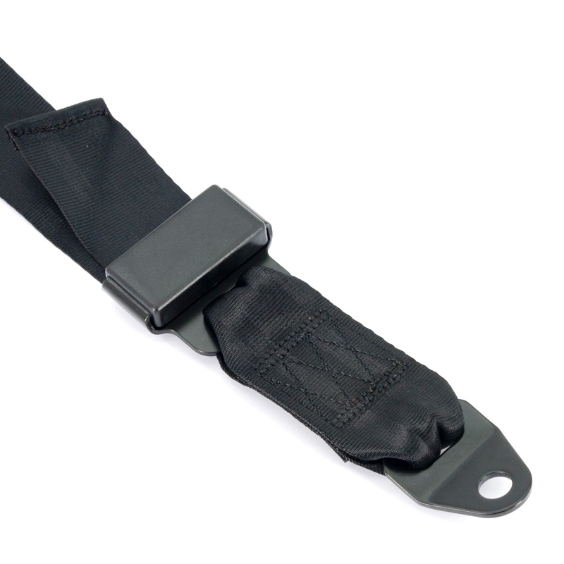 Racing Sportgordel 3-Punts Zwart + E-keur (2-inch)