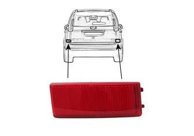 reflector in achterbumper, links Ford C-max, 2007-2010