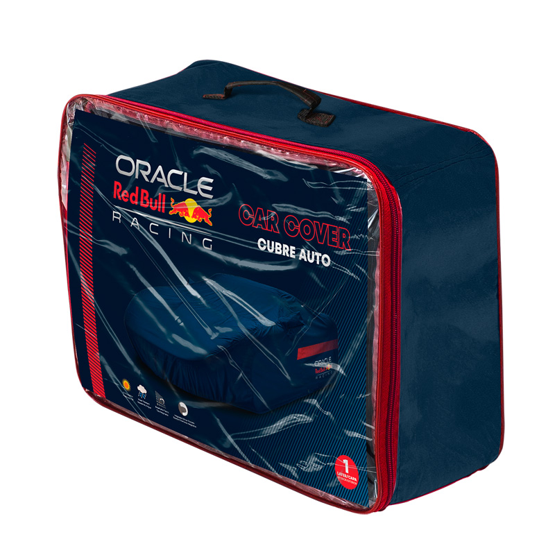 Red Bull Oracle Universele 3-laags autohoes - Maat M - Blauw/Rood