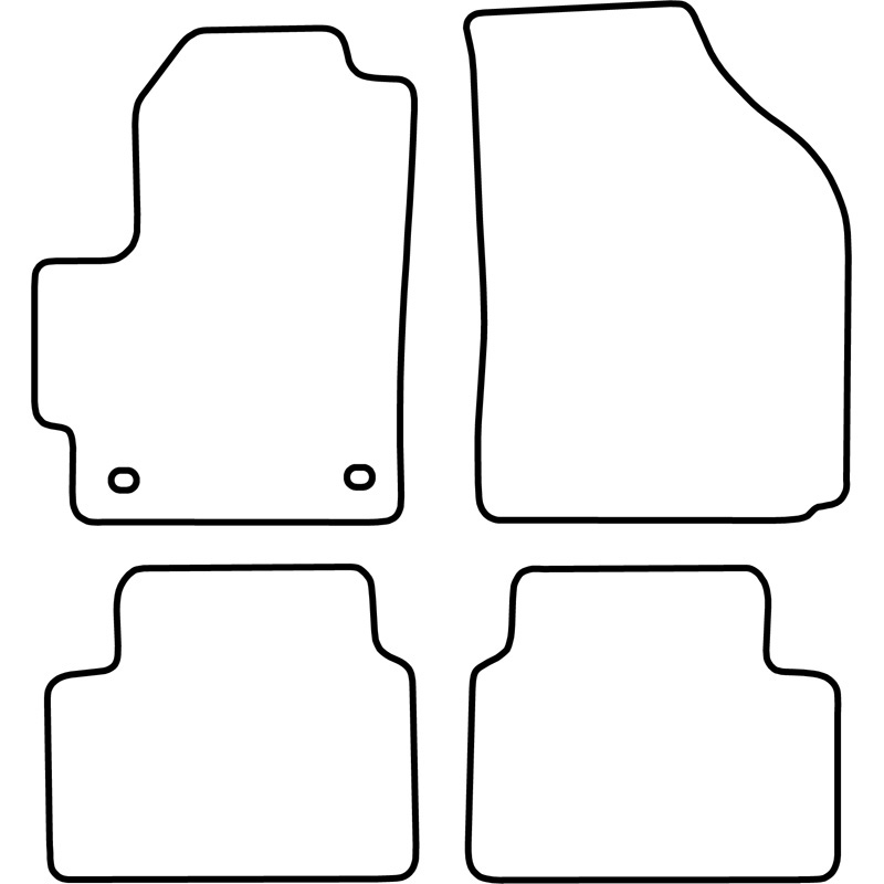 Automatten Velours  Chevrolet Matiz 2005-2010