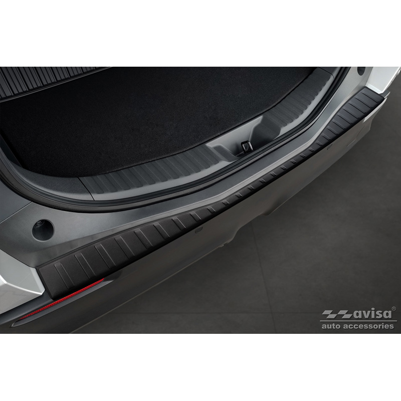Matzwart RVS Achterbumperprotector  Toyota bZ4X 2021- & Subaru Solterra 2022- 'Ribs'