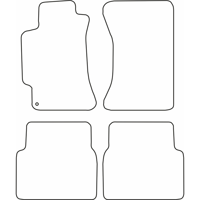 Automatten Velours  Subaru Impreza 2000-2008