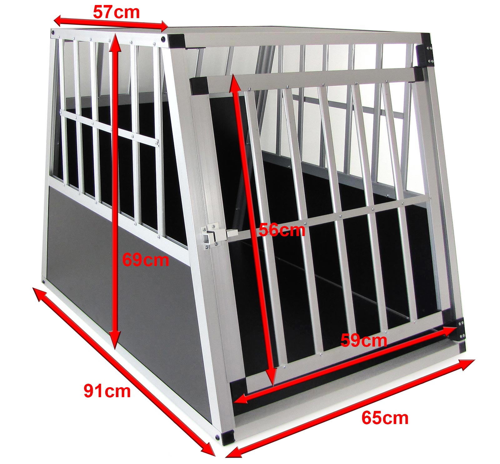 Hondenbench Transportbox Auto Bench XL 91x65x69cm