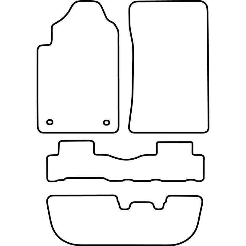 Automatten  Ssang Yong Rexton 2002-2009