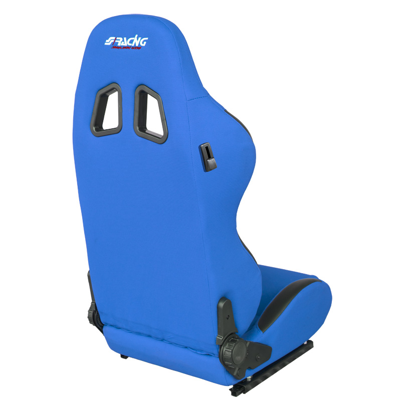 Simoni Racing Sportstoel Jenson - Blauw - Dubbelzijdig Verstelbaar - incl. Sledes
