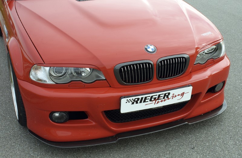 Spoilerzwaard voor Voorbumper BMW E46 M3-Look vanaf 2002 Rieger