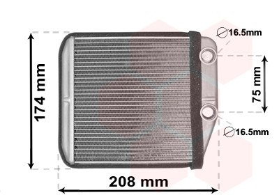 RADIATOR KACHEL 160x163x27 FIAT DUCATO 06>14