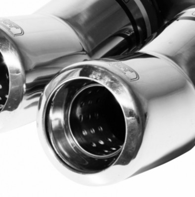 Einddemper BMW 3-serie e30 1987-1991 RVS eindstuk 2x80mm dtm ron