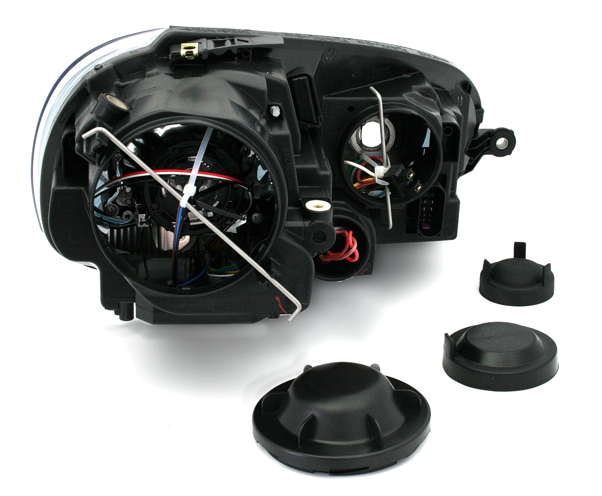 Koplampen VW Golf V xenon-look zwart