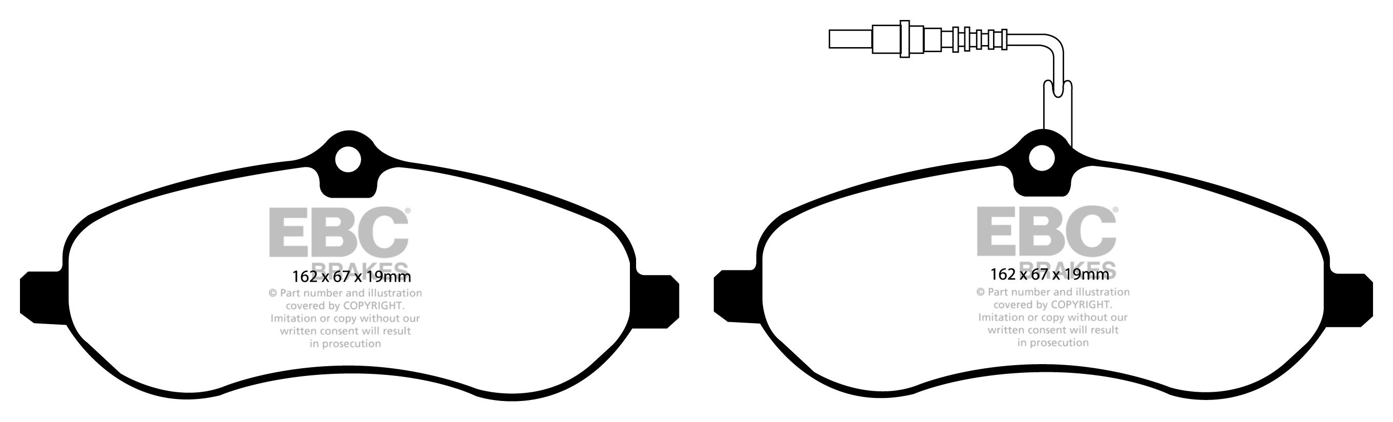 EBC Brakes PEUGEOT Expert Tepee 2.0 TD (120) 2007-.. Remblokken