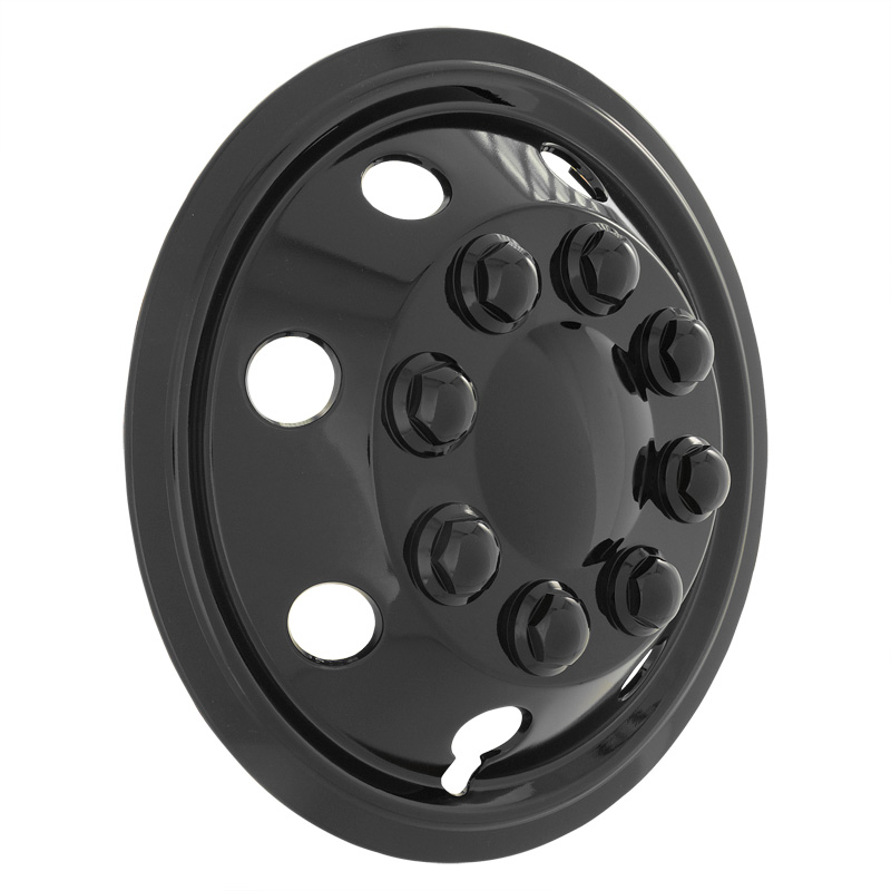 4-Delige Wieldoppenset Utah 15-inch glanzend zwart (extra bol)
