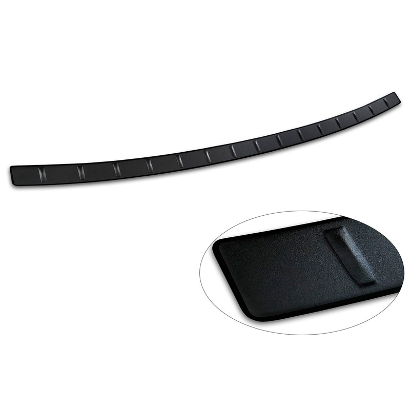 Avisa Matzwart RVS Achterbumperprotector  MG ZS II 2024- 'Ribs'