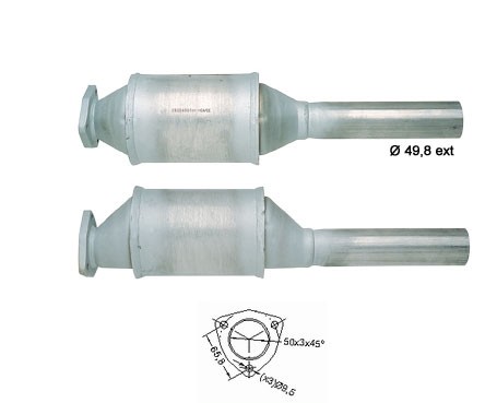 VW PASSAT 35i 1.8i 1781 cc 55 Kw / 75 cv AAM Magnaflow CAT Bouwj