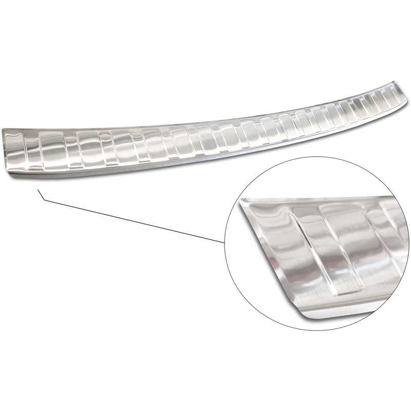 RVS Achterbumperprotector  Volkswagen Passat Sedan 2014-2019 & FL 2019-2023 'Ribs'
