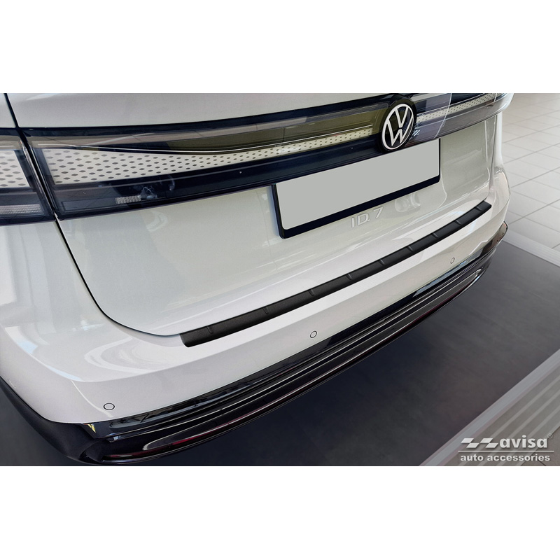 Matzwart RVS Achterbumperprotector  Volkswagen ID.7 2023- 'Ribs'