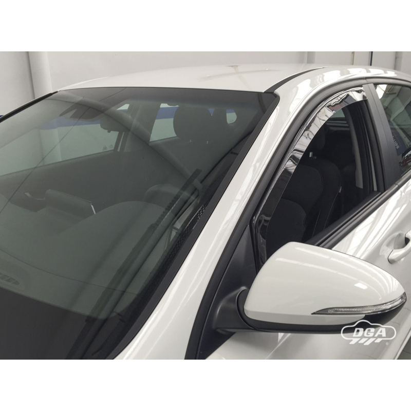 DGA Zijwindschermen  Hyundai i30 (PDE) HB 5-deurs & CW 2017- (2-delig)