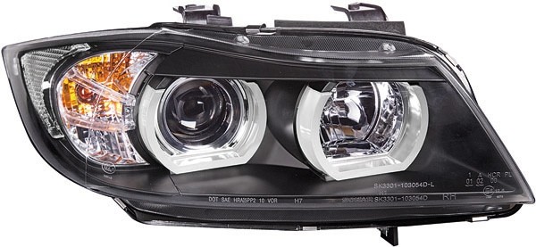 Koplampen BMW E90/E91 05-08 Angel Eyes
