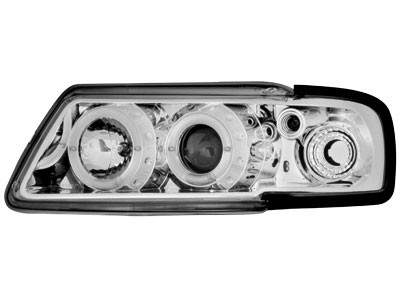 Koplampen Audi A3 8L 96-00 Angel Eyes Chroom