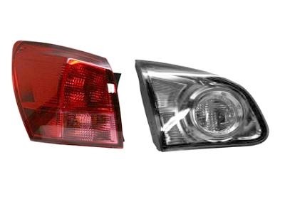 achterlicht, buiten, zonder fittingdeel, rechts Nissan Qashqai,