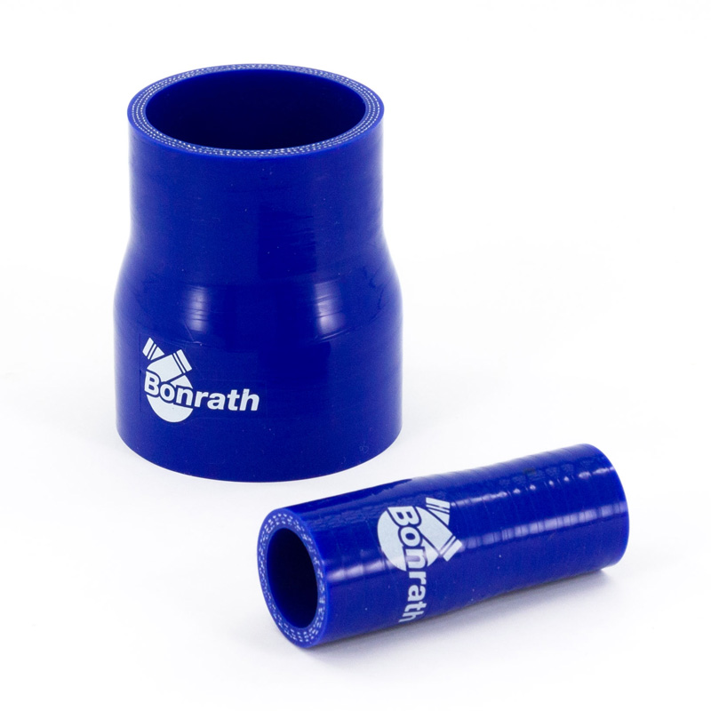 Bonrath Siliconen slang recht Reducer - Lengte:76mm - Ø35>25mm