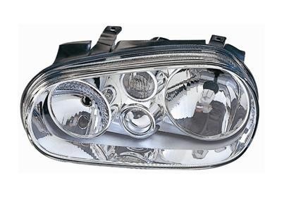 koplamp, Hella, H7+H1+H3, rechts VW Golf 4, 1998-2003