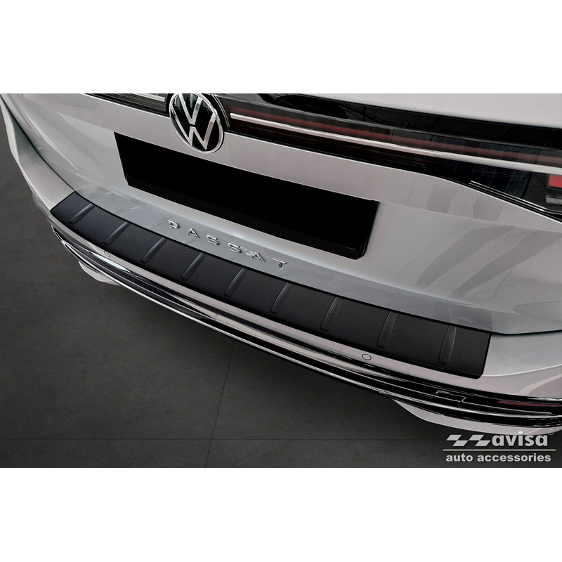 Matzwart RVS Achterbumperprotector  Volkswagen Passat Variant (CJ5) 2023- 'Ribs'