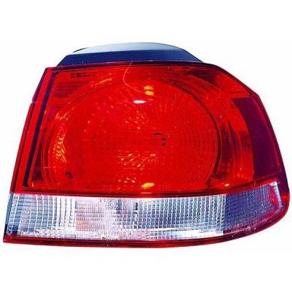 Achterlicht links VW GOLF VI 08->> BUITEN