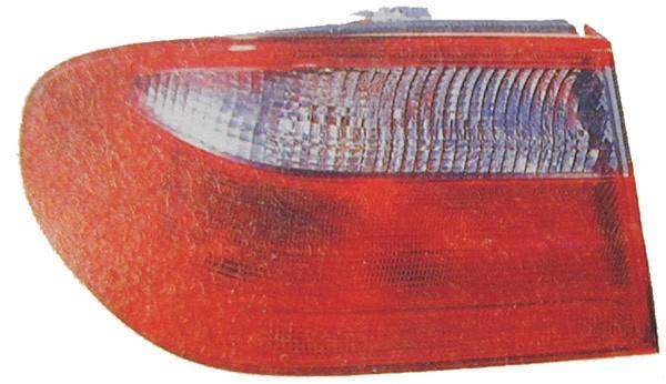 Achterlicht buiten rechts W210 99-02 ROOD/WIT