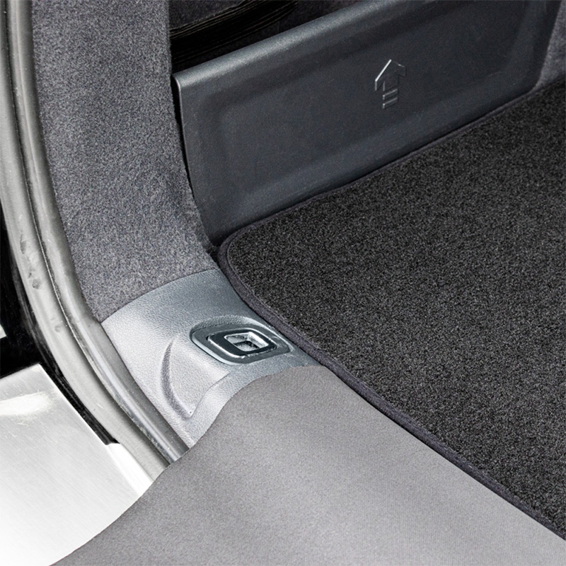 Velours Kofferbakmat  Audi A3 3-deurs 2003-2012