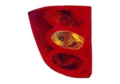 achterlicht, zonder fittingdeel, links Peugeot 1007, 2005 -