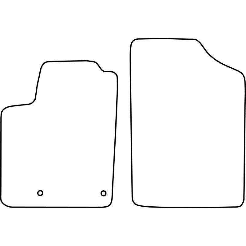 Automatten  Citroen Berlingo 2005-2008 (alleen voor)