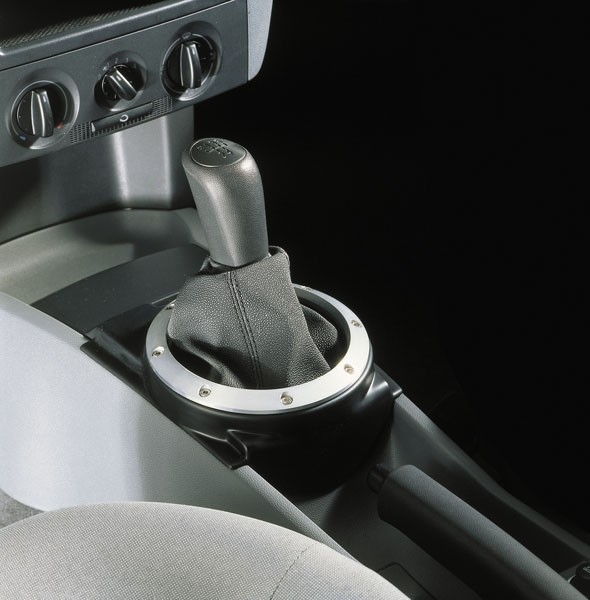 Pook console Skoda Fabia I incl. Alu ring niet voor automaat zwa