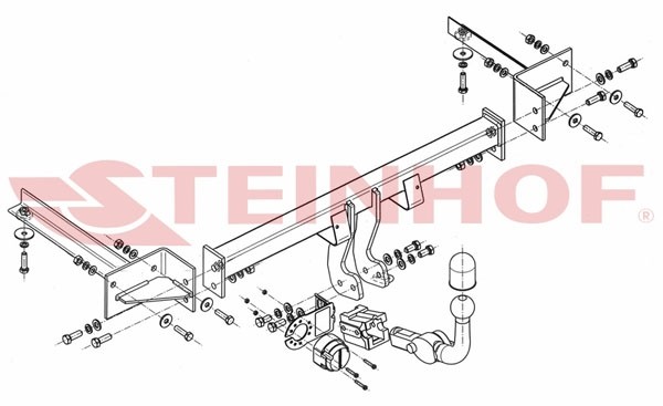 Trekhaak Opel Corsa D 3/5D excl.Flex-fix and OPC 10/2006-2014