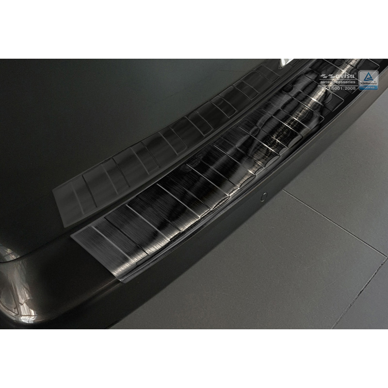 Zwart RVS Achterbumperprotector  Peugeot Traveller/Citroën Spacetourer/Toyota Pro-Ace 2016- 'Ribs'