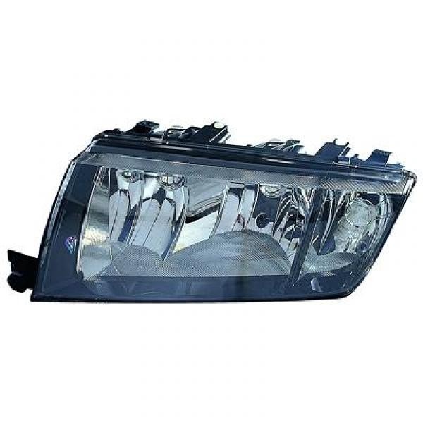 Koplamp rechts FABIA 99-07 DEPO H7+H3/ZWART