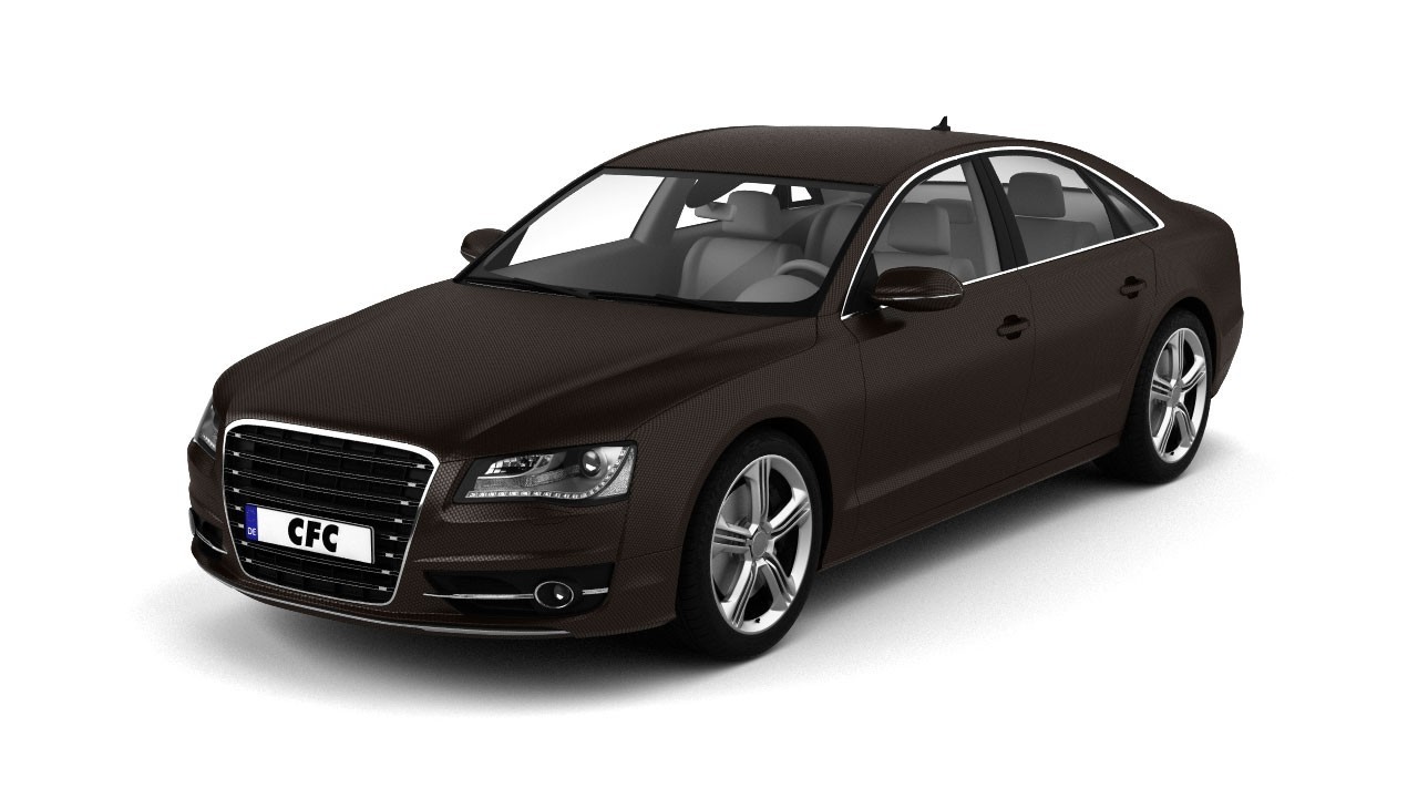 Car wrap folie CFC Designfolie carbon-brown 122x100cm