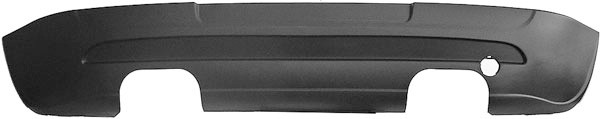 Achterbumper Diffuser passend voor VW Golf V Duplex ABS