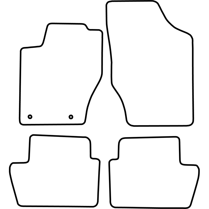 Automatten  Citroen C4 2004-2010