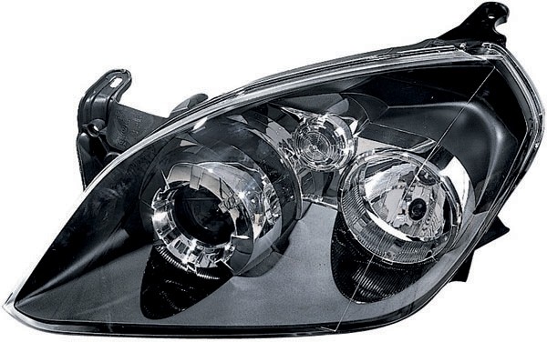 Koplamp rechts TIGRA 04->> VALEO ZWART