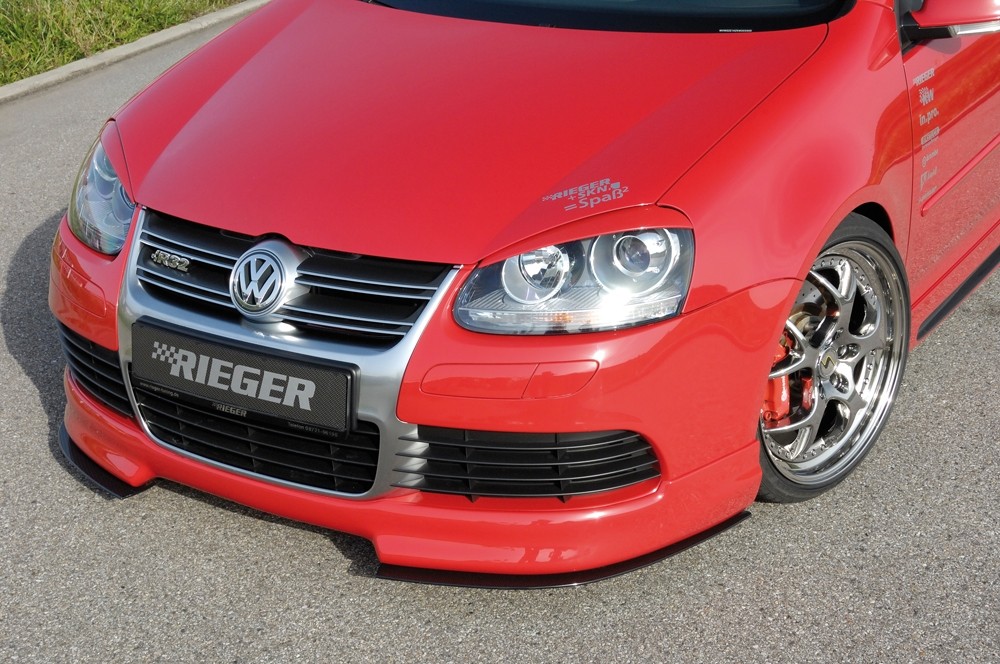 Voorspoilerlip VW Golf V voor R32 Voorbumper Rieger