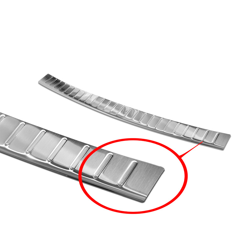RVS Achterbumperprotector  Volkswagen Touareg III (CR7) 2018- Incl. Facelift 'Ribs'